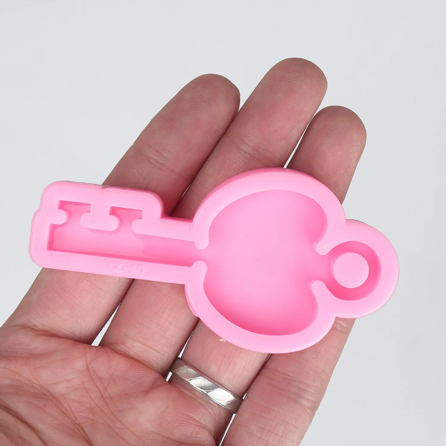 1 piece Silicone Key Mold For Keychain, Resin Keychain Mold, Decorative Key Craft 10338250