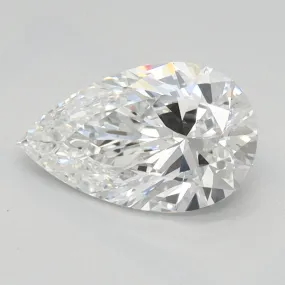 1.00 Carat Pear Lab Grown Diamond