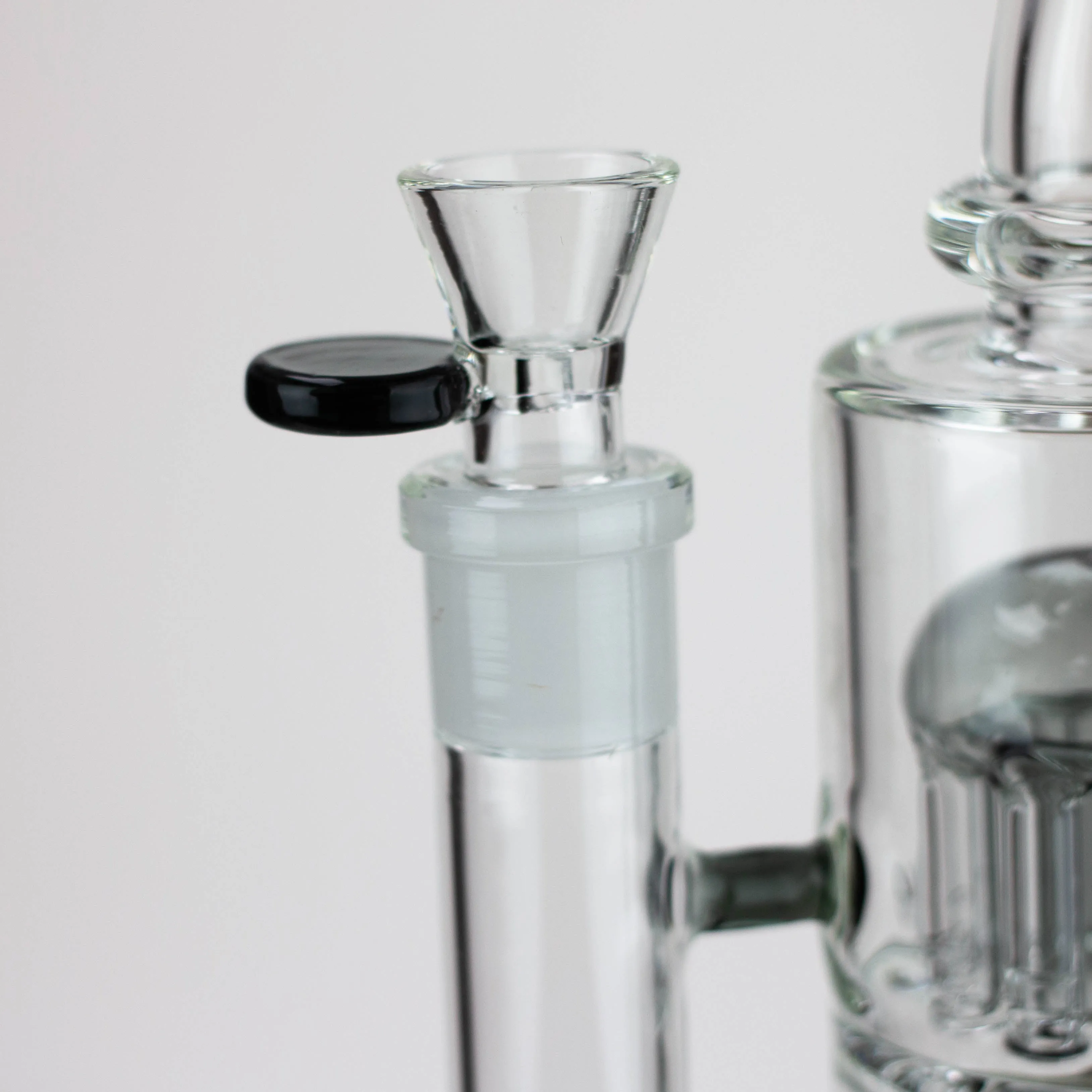 10" Glass Bubbler with Dual 8-Arms Perc