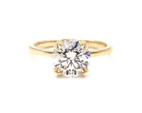 1.50-Carat White Diamond Solitaire Ring