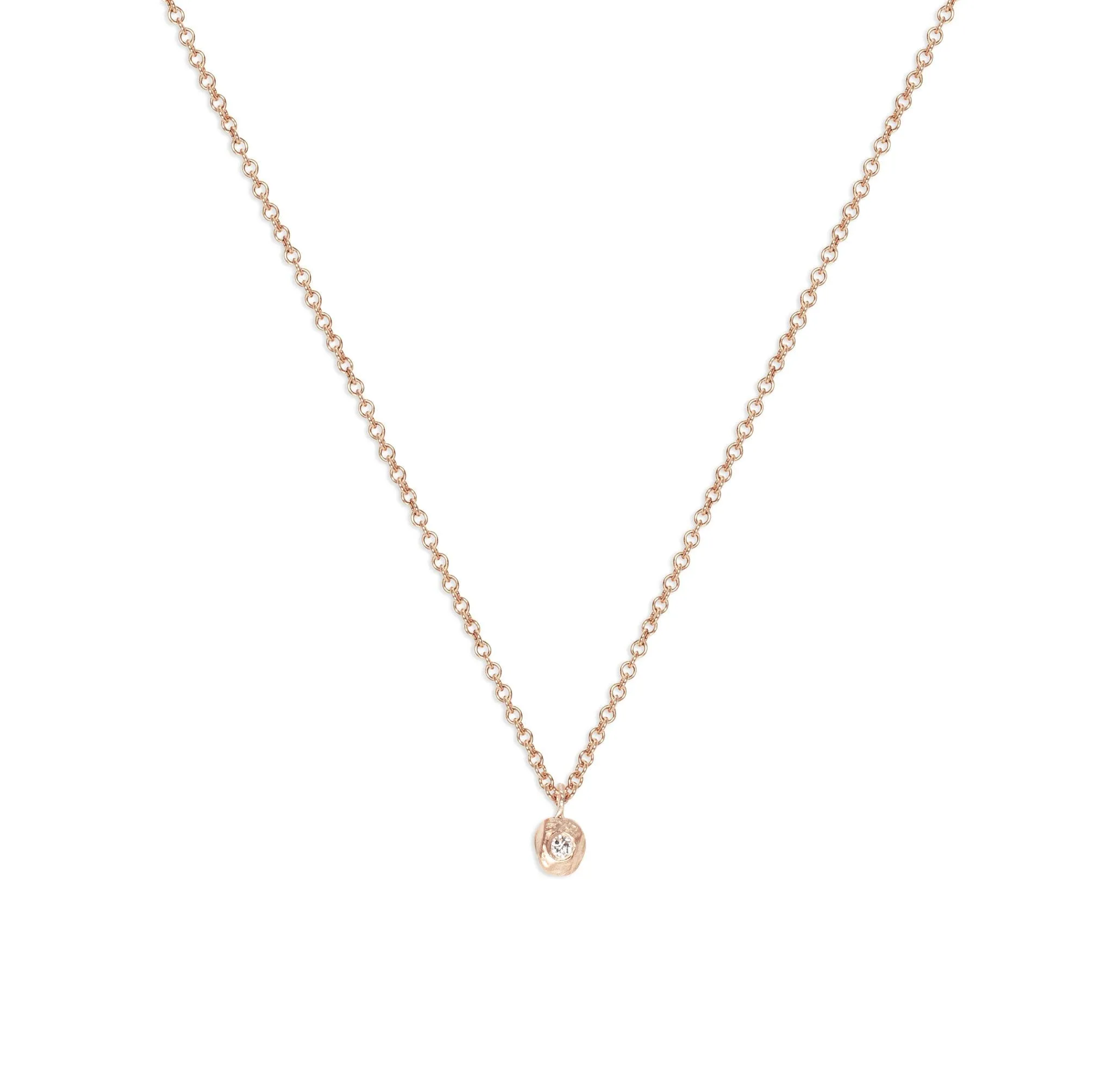 18K Diamond Dot Necklace