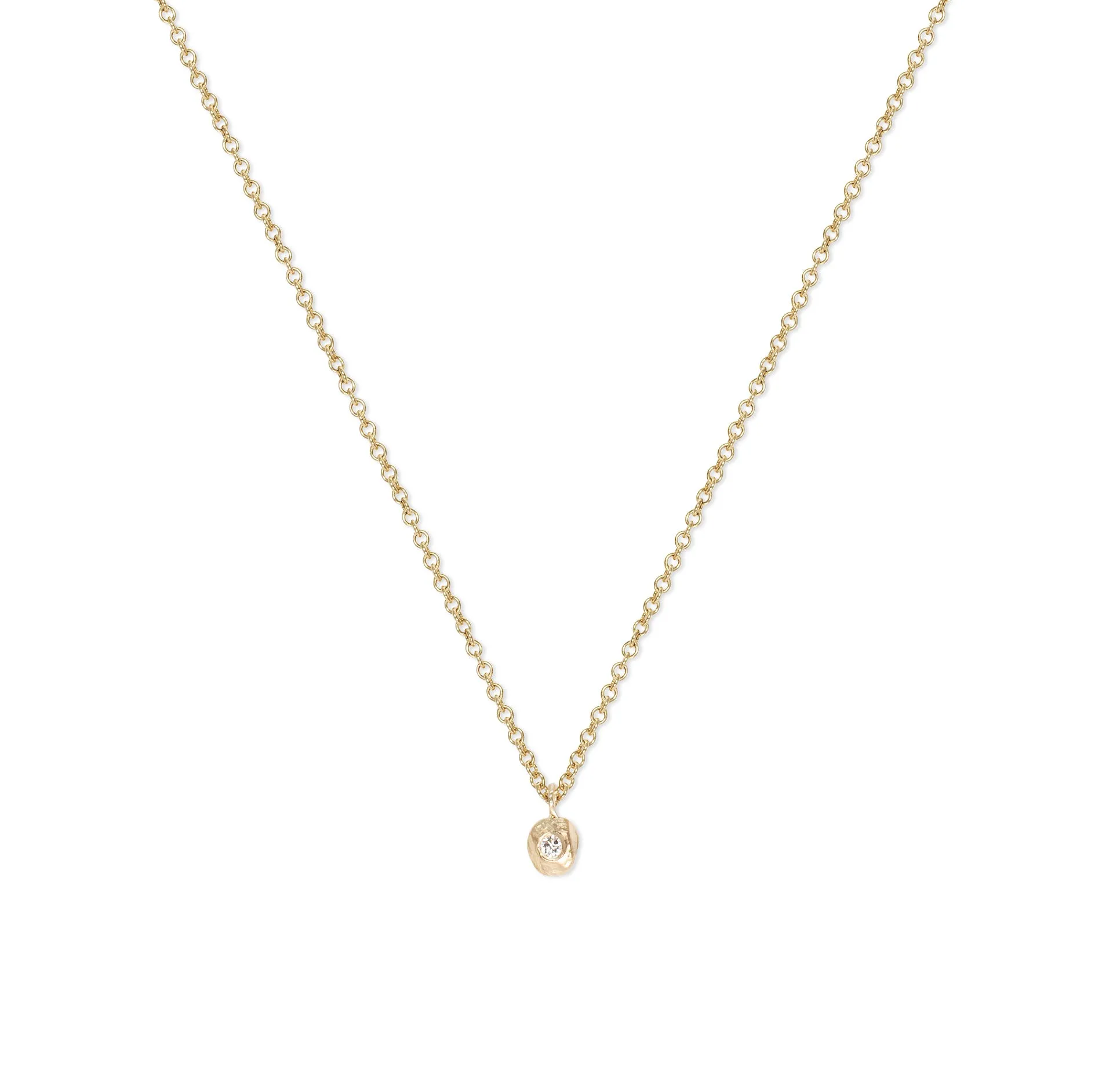 18K Diamond Dot Necklace