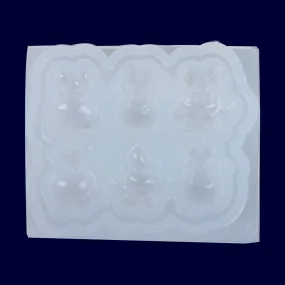 43*51mm Silicone Mini Molds for Nail Art 3d Carved bear doll Silicone Mould DIY Nail Art Decoration 1pcs 10298950