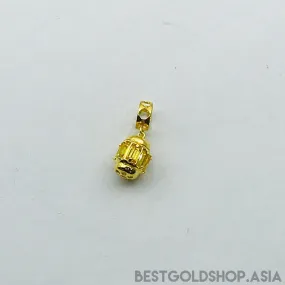 916/22k Gold crystal charm