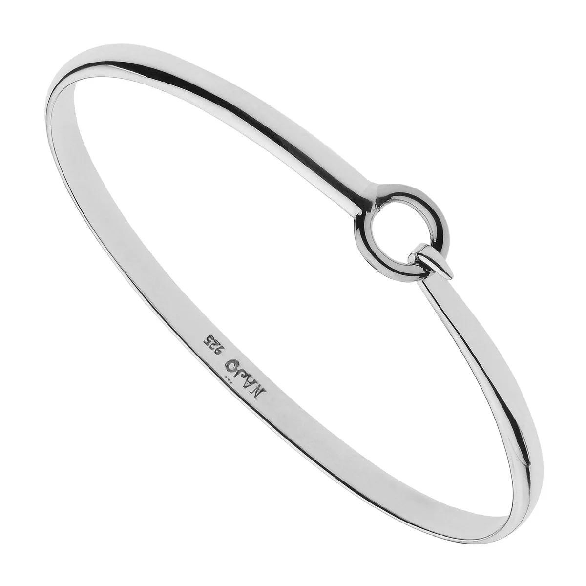 A Najo Oh Honey Bangle Silver 60mm