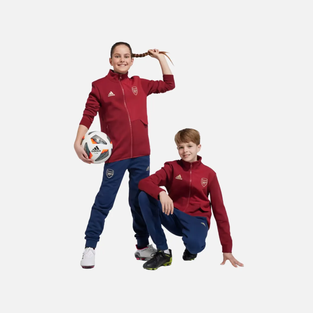 Adidas Arsenal Anthem Unisex Kids Jacket (7-16 Years) -Craft Red