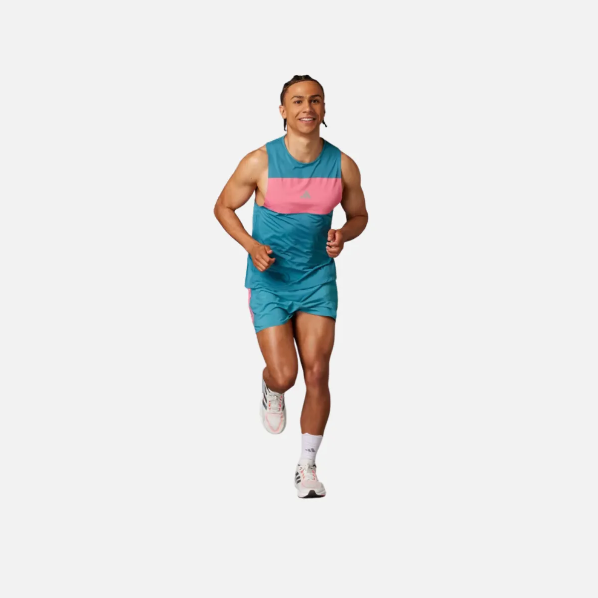 Adidas Break The Norm Unisex Running Tank Top -Arctic Fusion/Pink Fusion