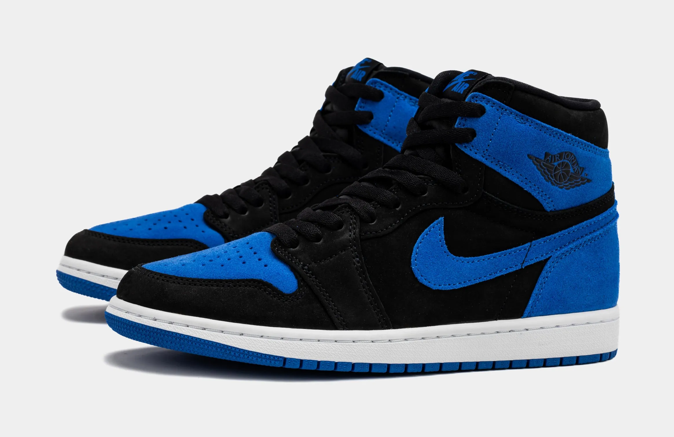 Air Jordan 1 Retro High OG Royal Reimagined Mens Lifestyle Shoes (Black/Royal Blue)