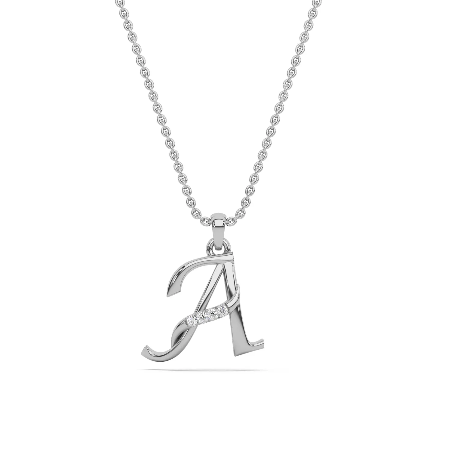 Alphabet A  Unisex Pendant