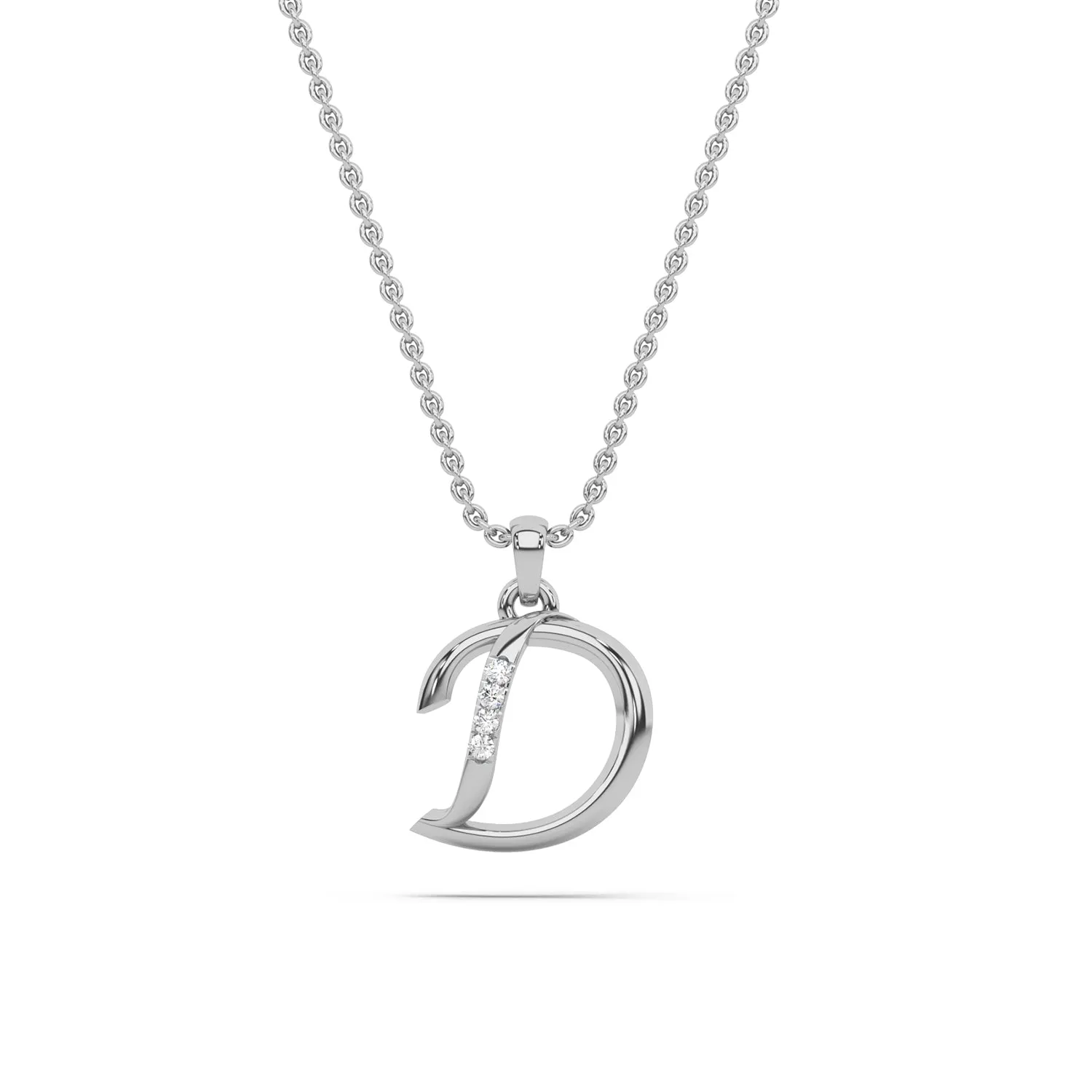 Alphabet D  Unisex Pendant