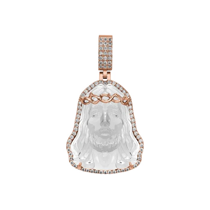 Arcenciel Gospel Jesus Transparent White Pendant