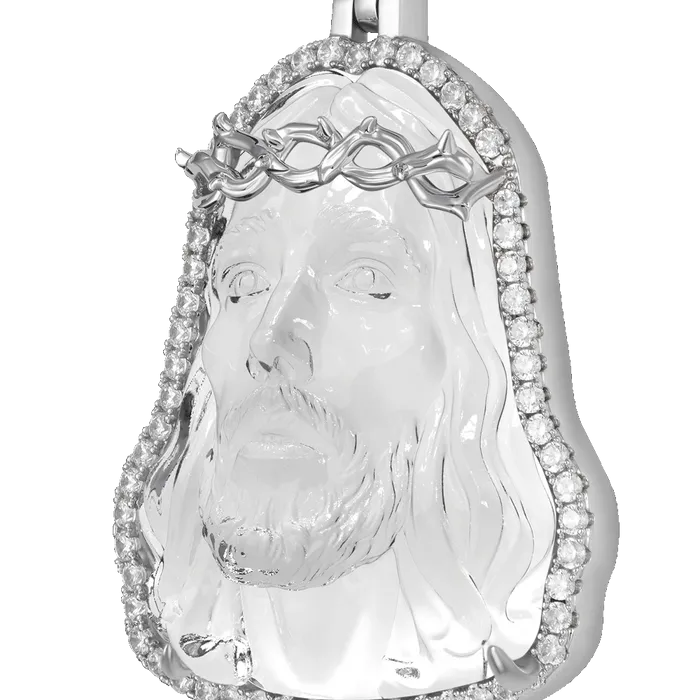 Arcenciel Gospel Jesus Transparent White Pendant