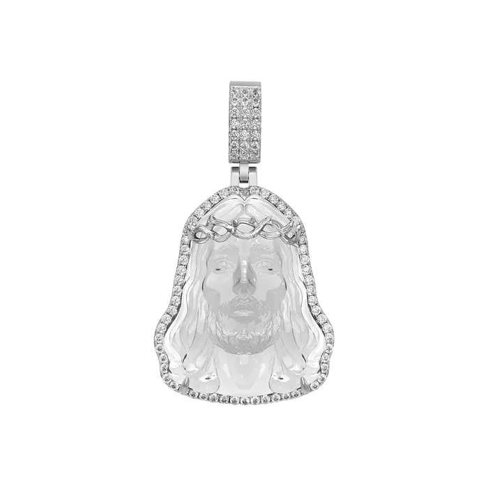 Arcenciel Gospel Jesus Transparent White Pendant