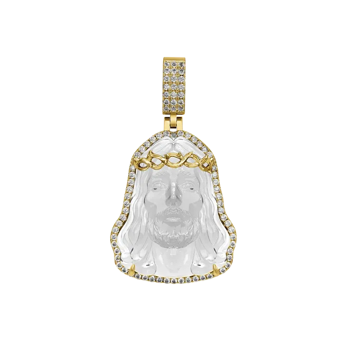 Arcenciel Gospel Jesus Transparent White Pendant