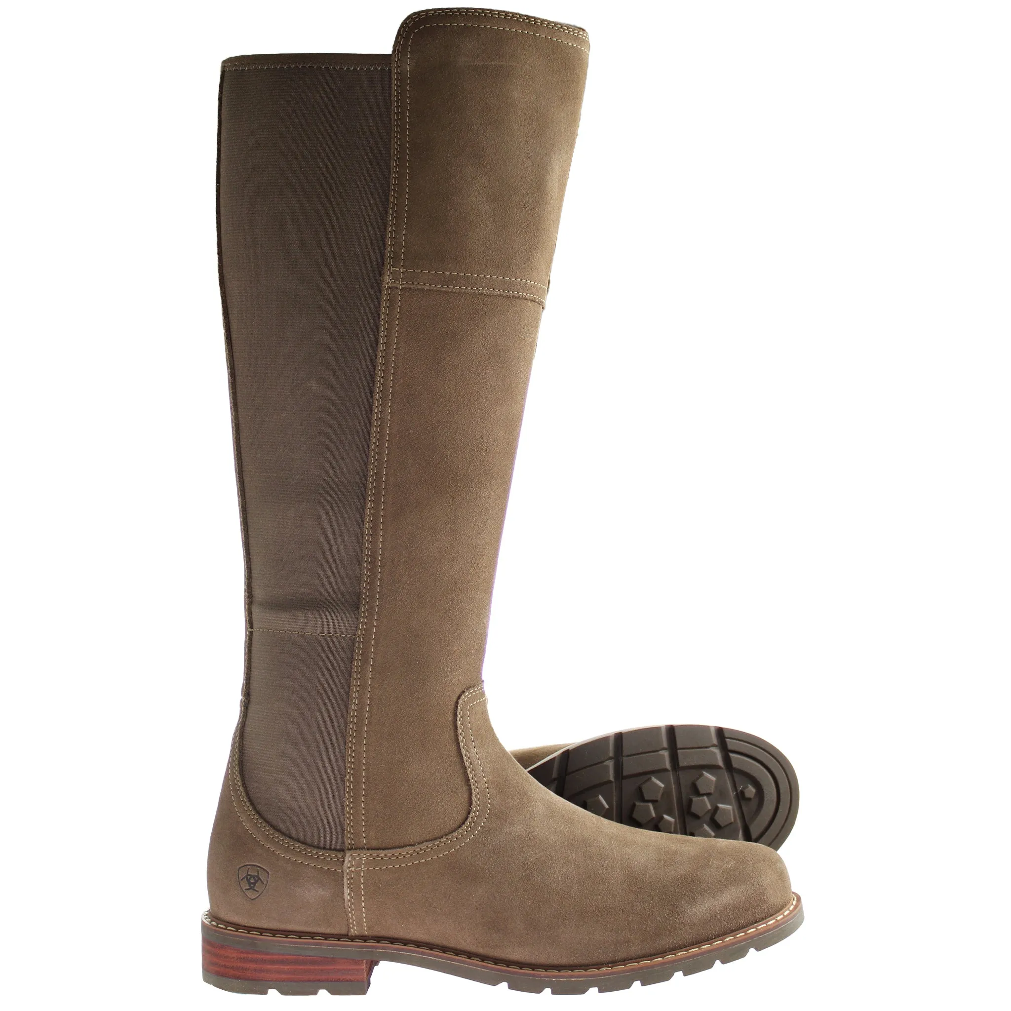 Ariat Sutton H20 Taupe B MEDIUM Brown Womens Boots