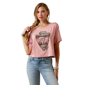 Ariat Womens Buffalo Rising Tee Island Blush