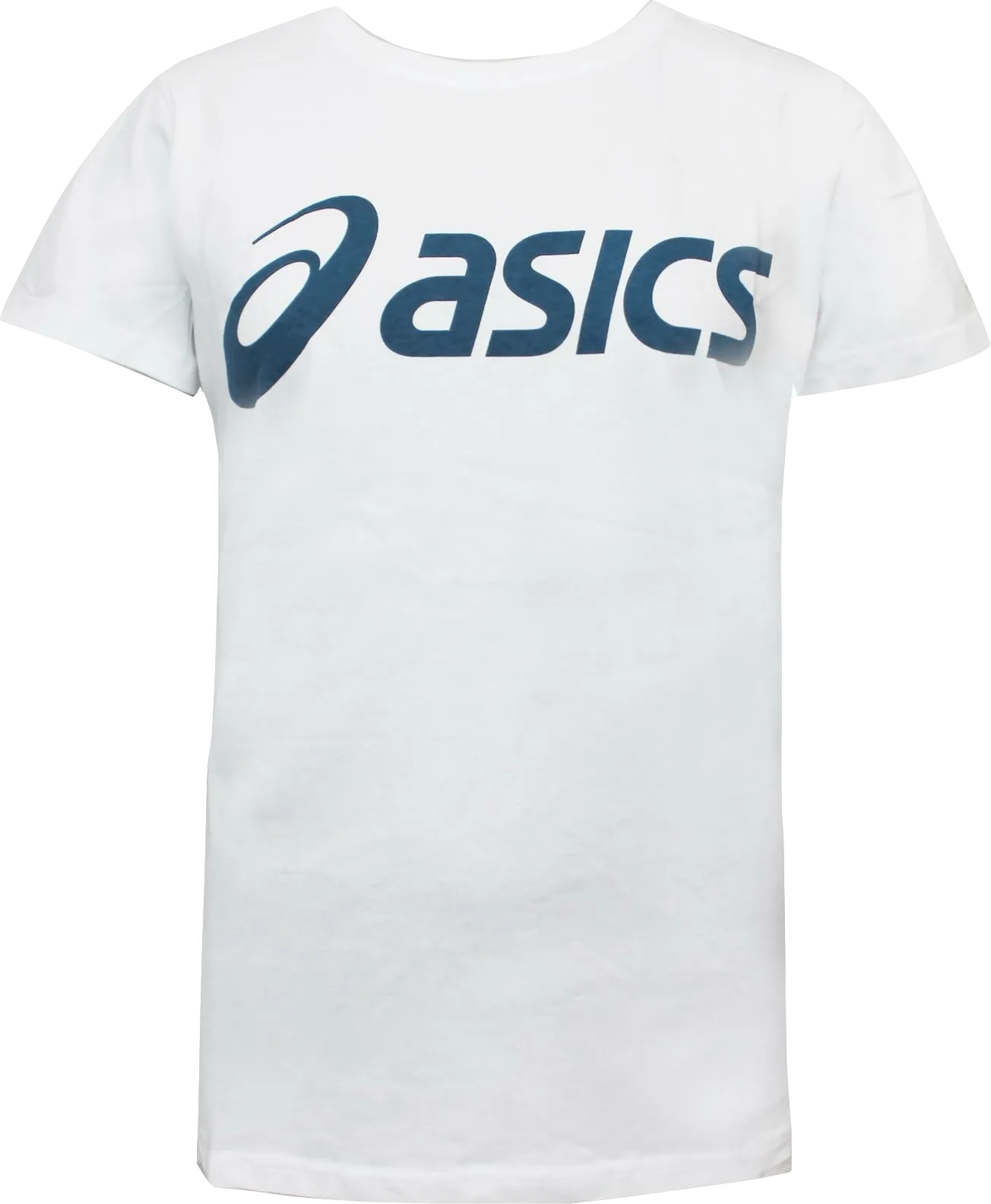 asics Big Logo Tee White / Blue BNWT UK XS