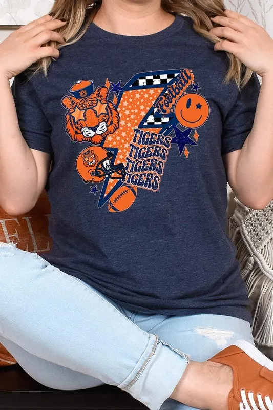 AUBURN TIGERS UNISEX SHORT SLEEVE