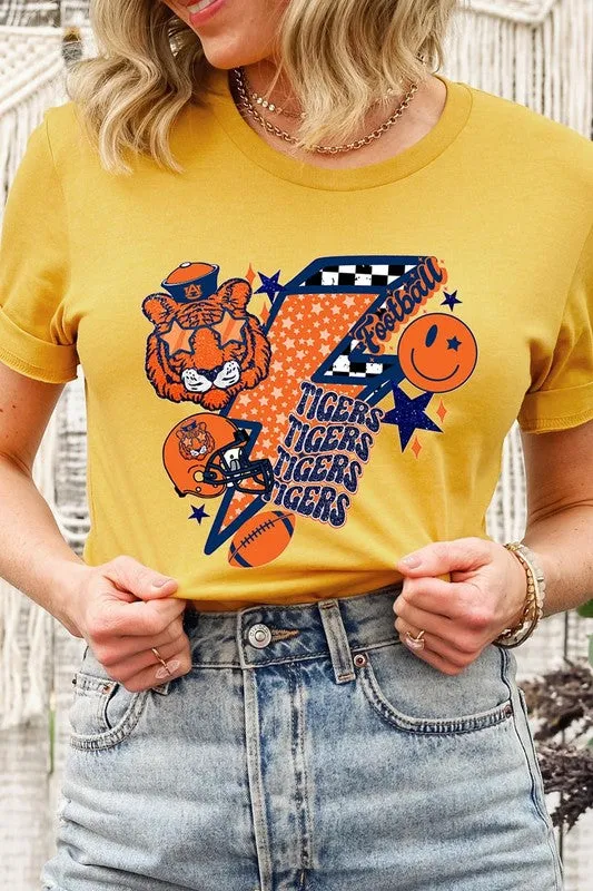 AUBURN TIGERS UNISEX SHORT SLEEVE