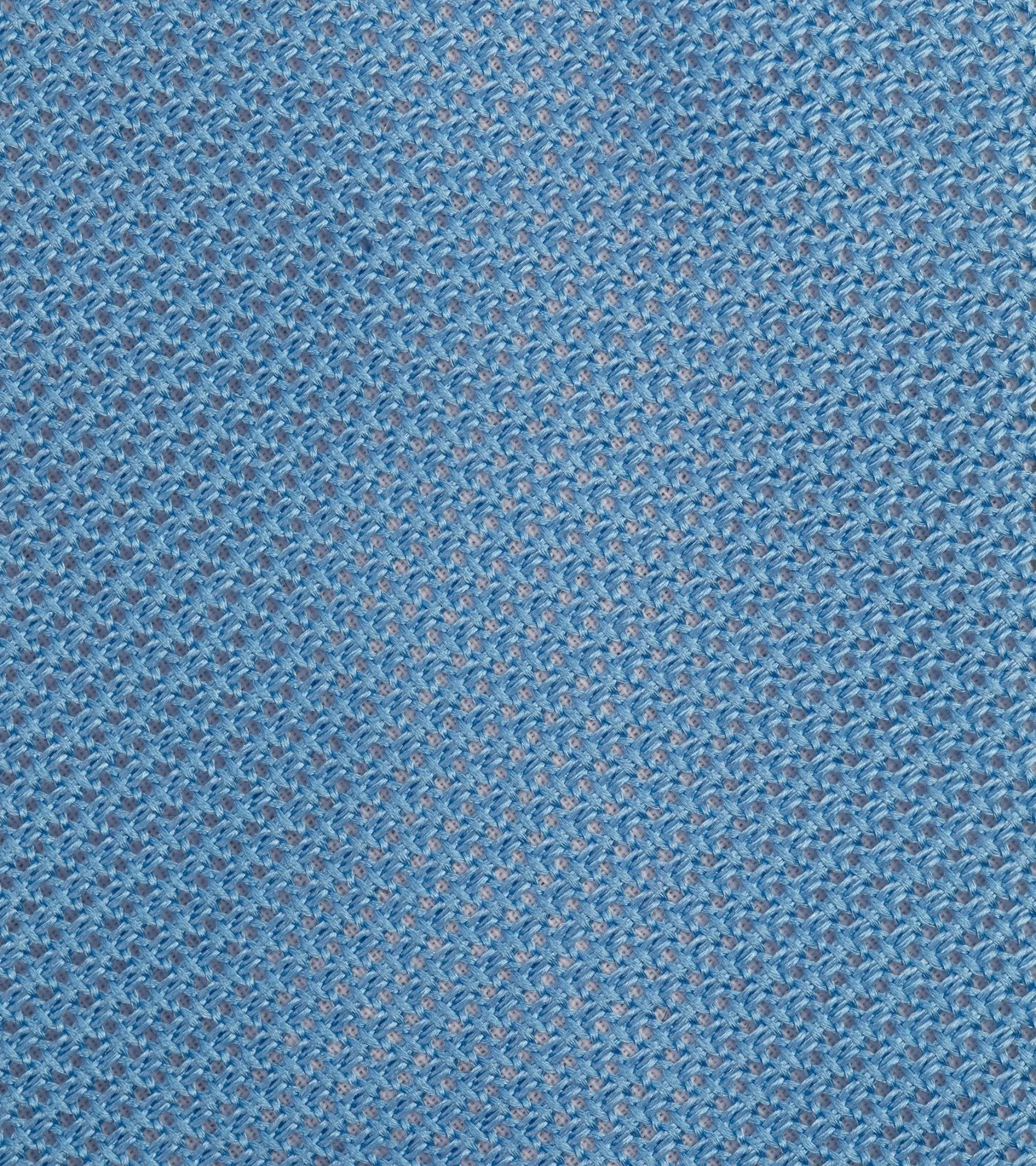 Bigi Fine Silk Grenadine Tie: Light Blue