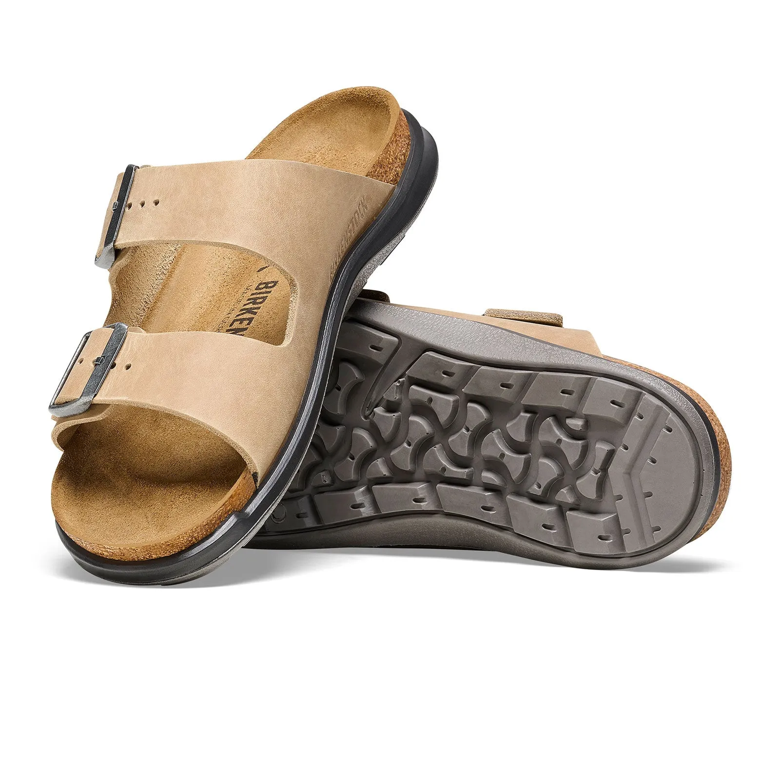 Birkenstock Arizona Rugged Slide Sandal (Women) - Tobacco Oiled Leather