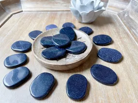 Blue Sandstone Flat Palm Stone