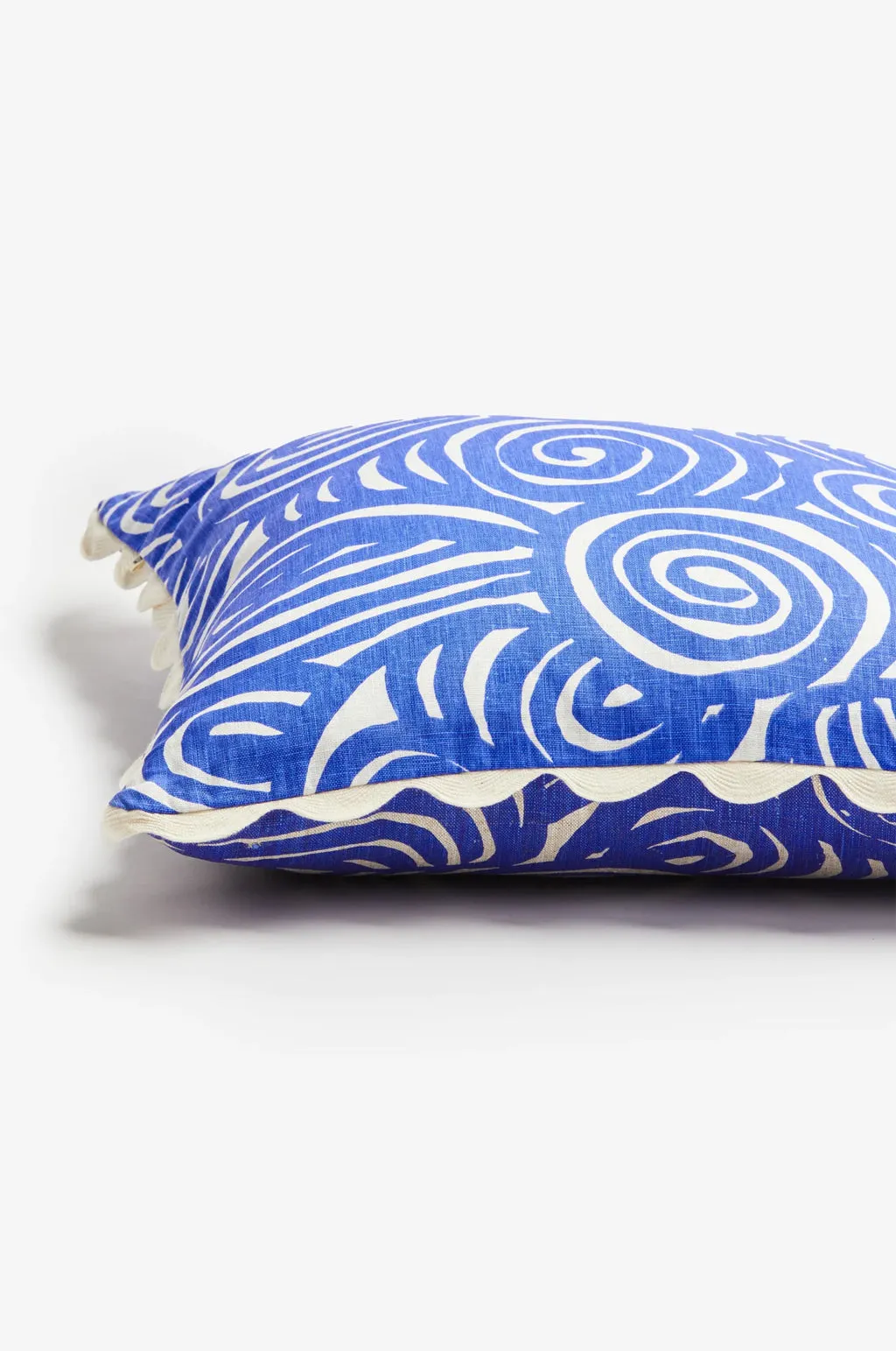 BONNIE AND NEIL CUSHION LANDSCAPE YVES KLEIN BLUE 50CM