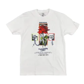 BROKEN PARADISE TEE WHT/MULTI