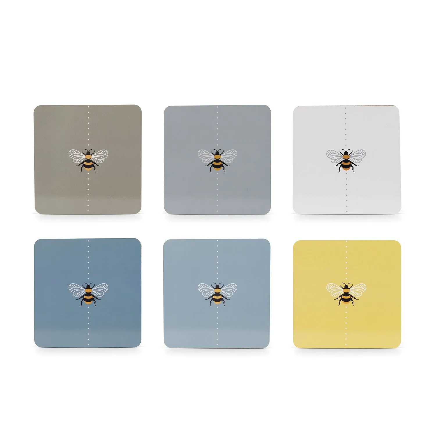 Bumble Bee 6 Piece Coasters Set