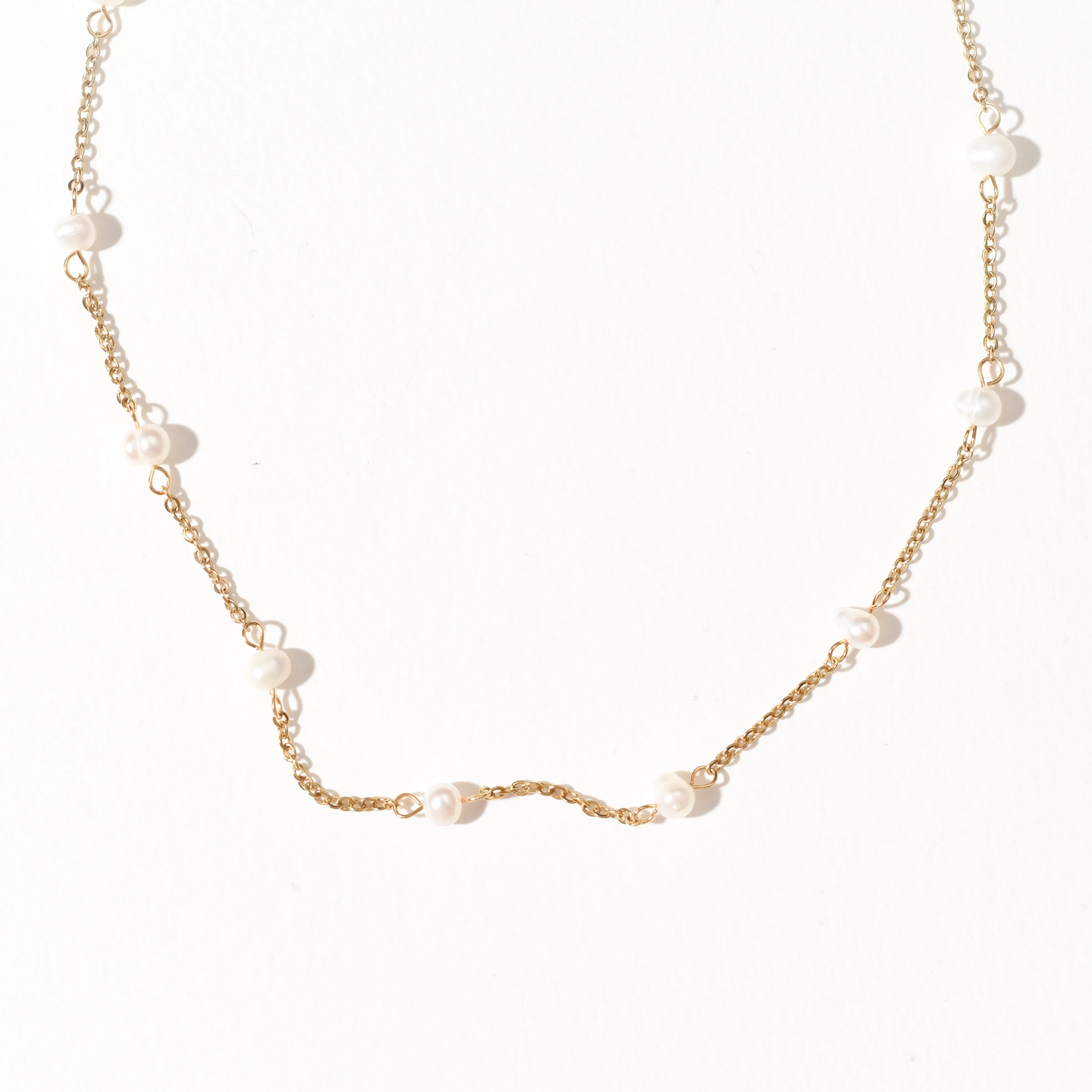 Cammy Beaded Pearl Necklace