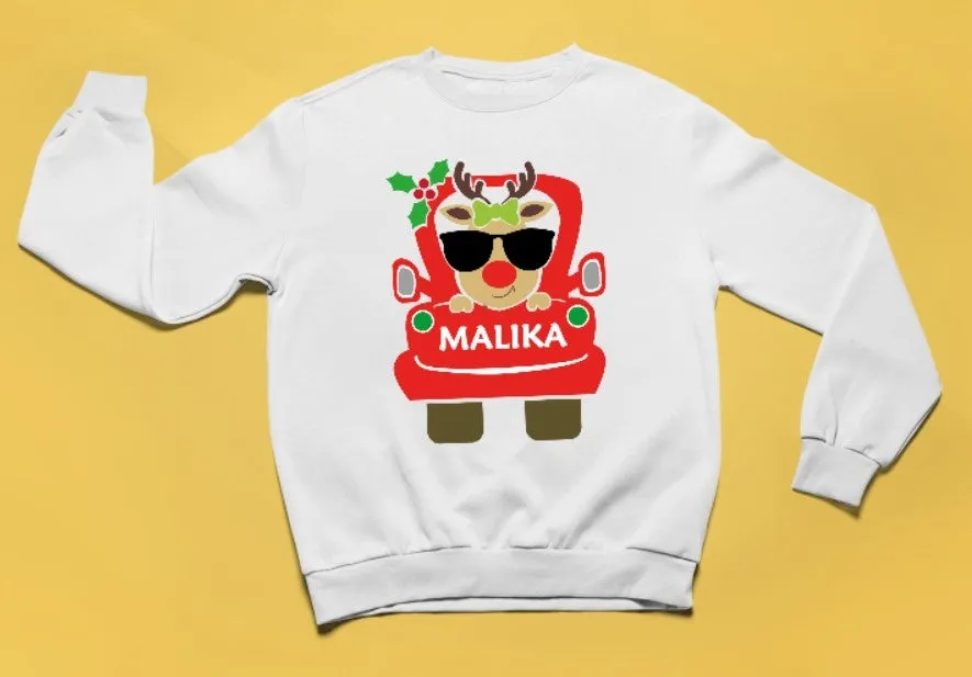 Christmas customized sweatshirt (CODE:   NAME)