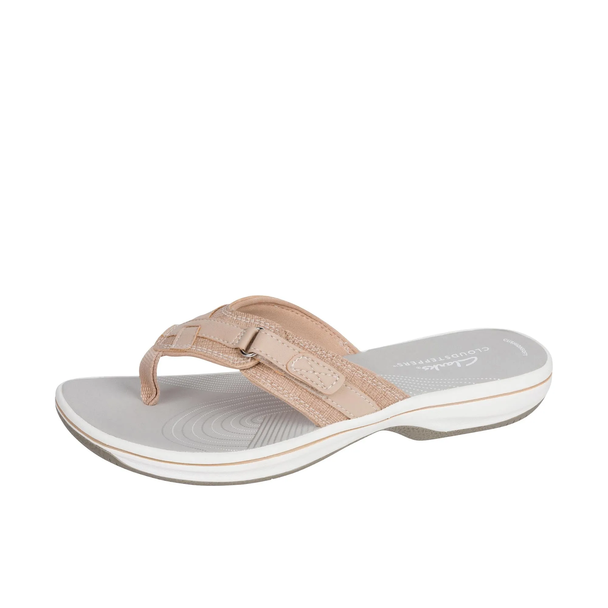 Clarks Womens Breeze Sea Taupe Synthetic