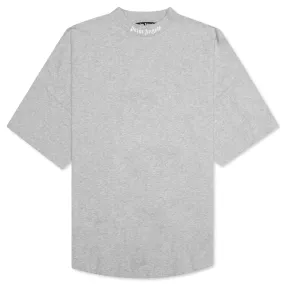 Classic Logo Over Tee - Melange Grey