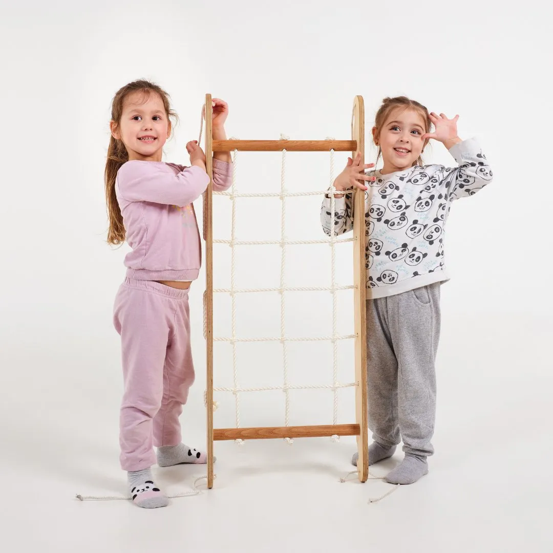 Climbing Net for Triangle Ladder