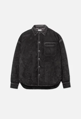 Cold Dye Scout Overshirt / Charcoal