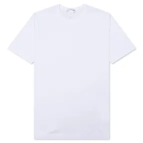 Comme Des Garcons SHIRT Small Back Logo S/S Tee - White