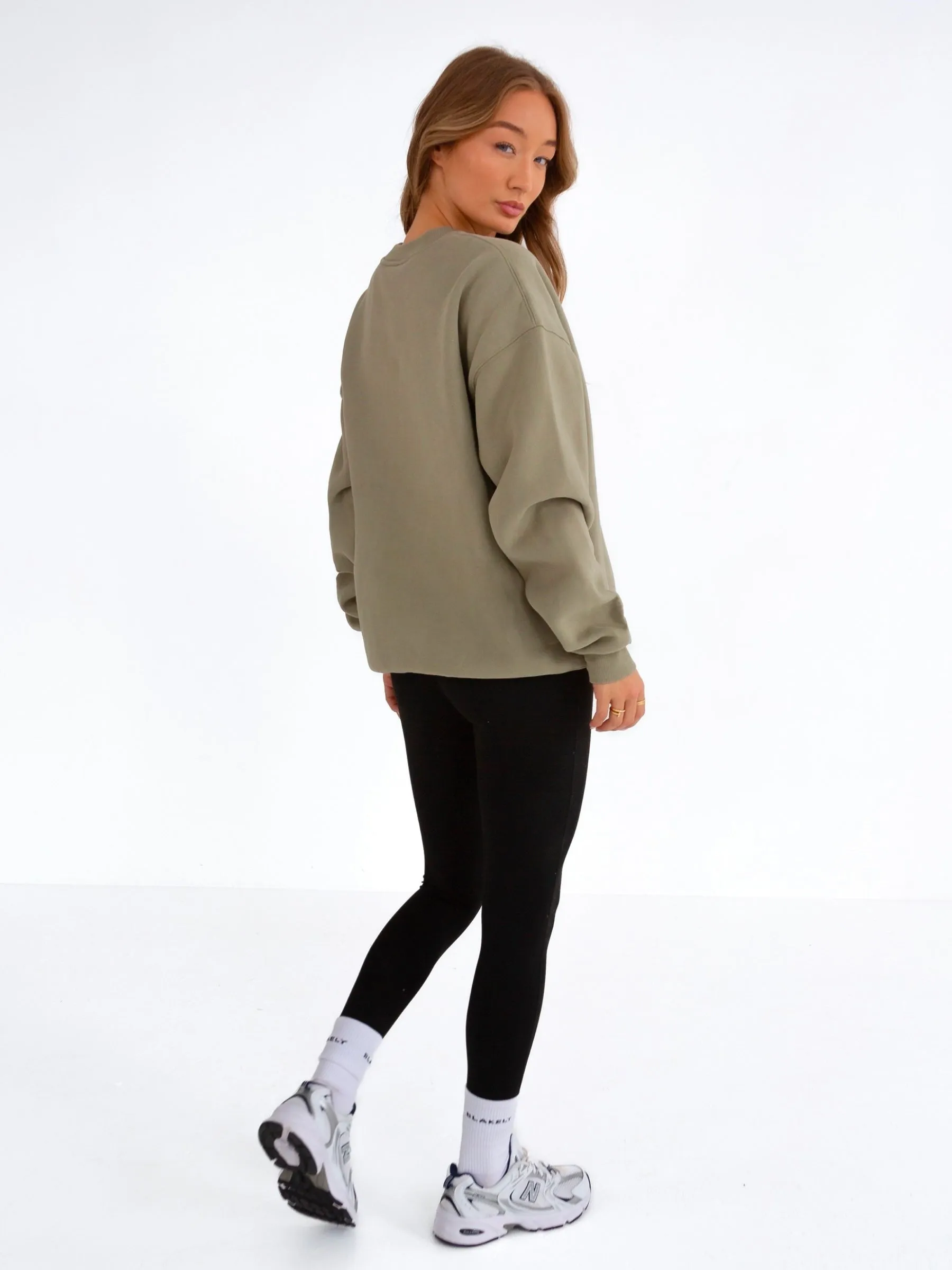 Composure Oversized Sweater - Olive