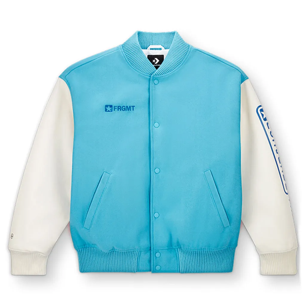 Converse x FRGMT Varsity Jacket - Aquarius Powder Blue