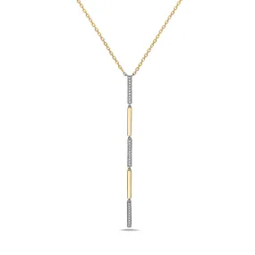 Diamond Bar Pendant