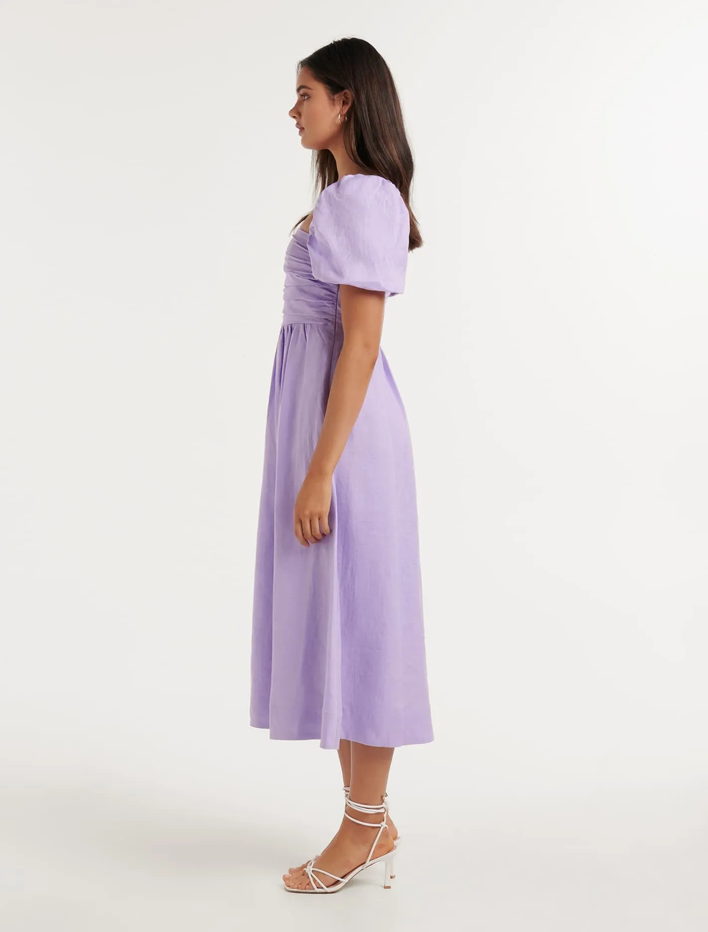 Dream Ruched Bodice Midi Dress