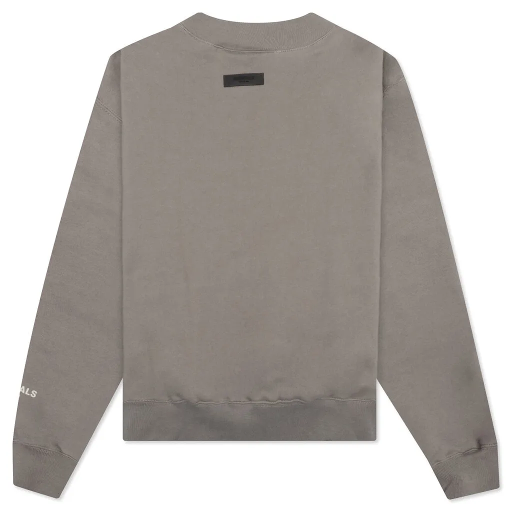 Essentials Kid's Crewneck - Desert Taupe