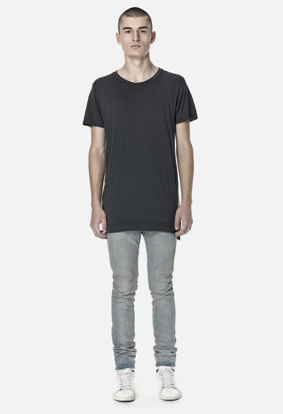 Extended Mercer Tee / Charcoal