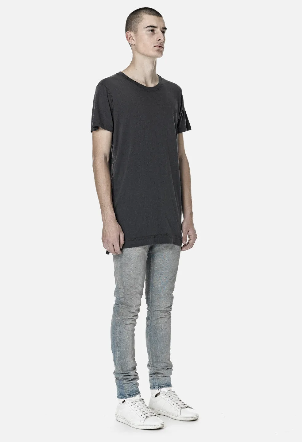 Extended Mercer Tee / Charcoal