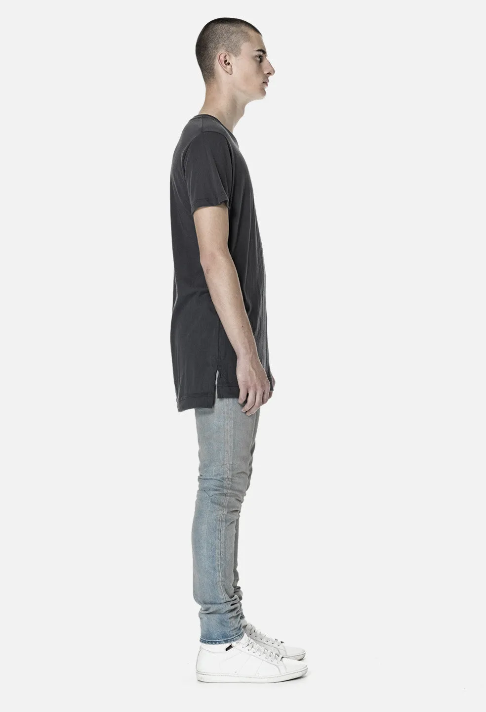 Extended Mercer Tee / Charcoal