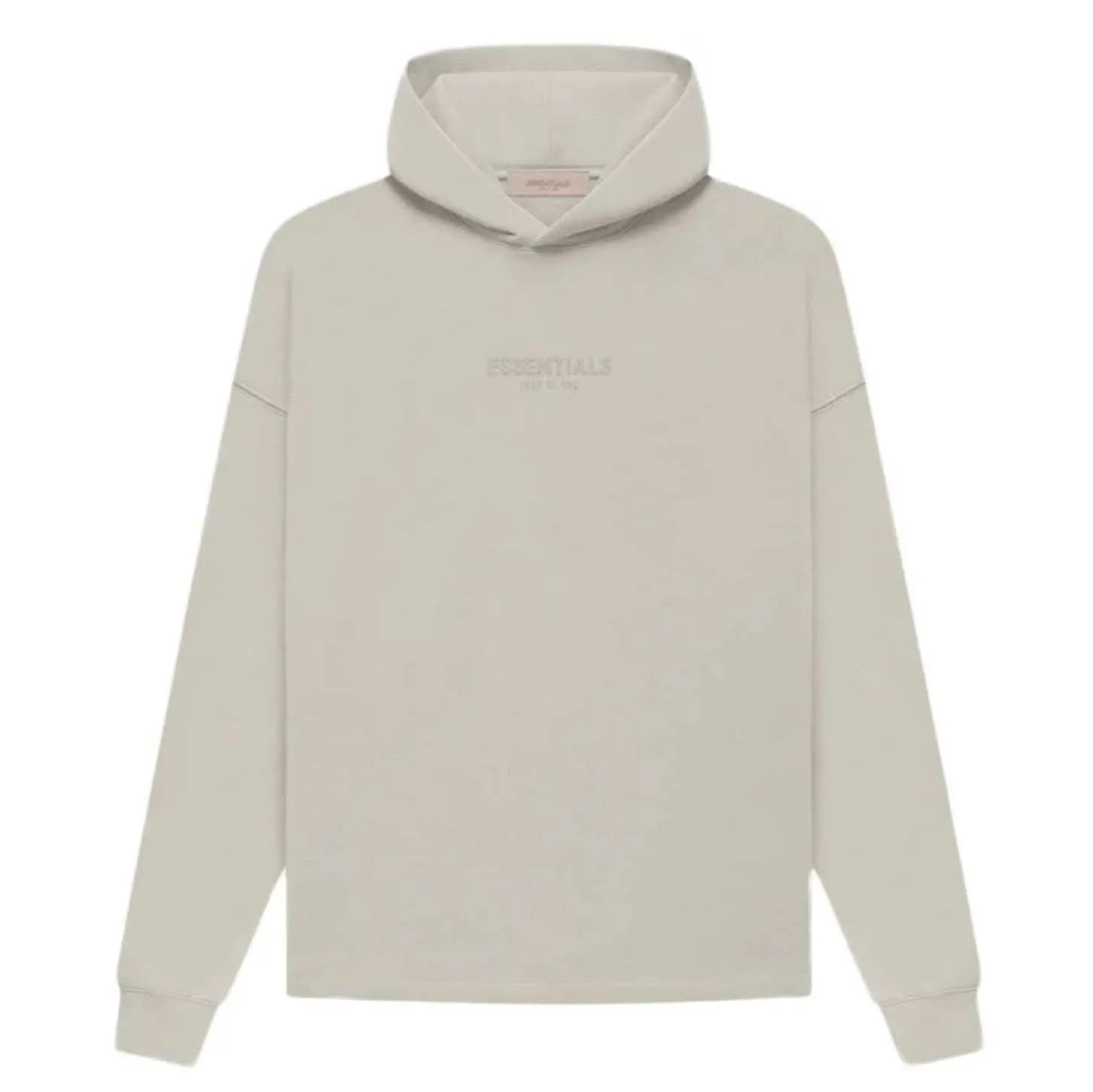 FEAR OF GOD ESSENTIALS PULL-OVER HOODIE RELAXED HOODIE SMOKE