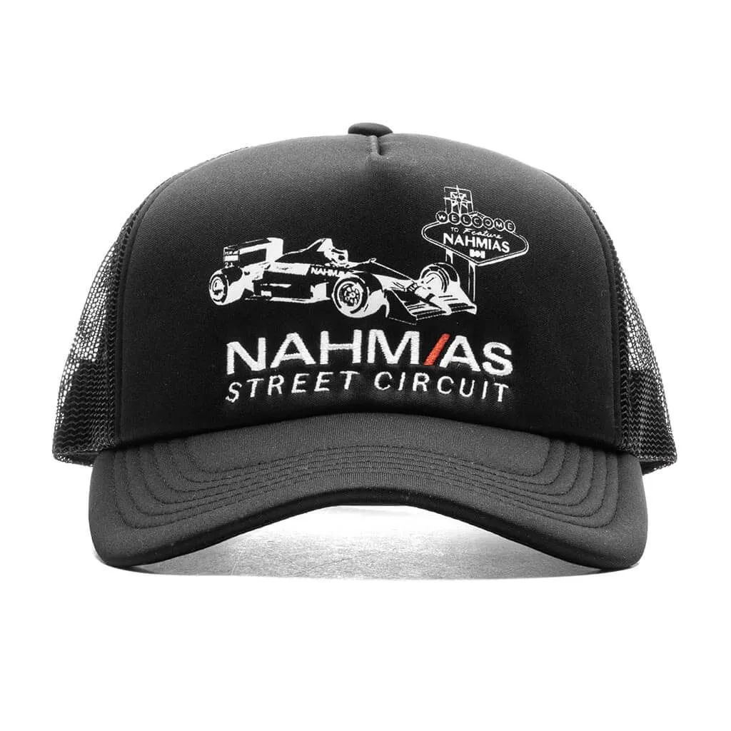 Feature x Nahmias F1 Racecar Foam Trucker - Black