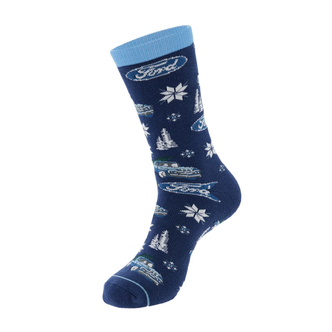 Ford Logo Holiday Socks