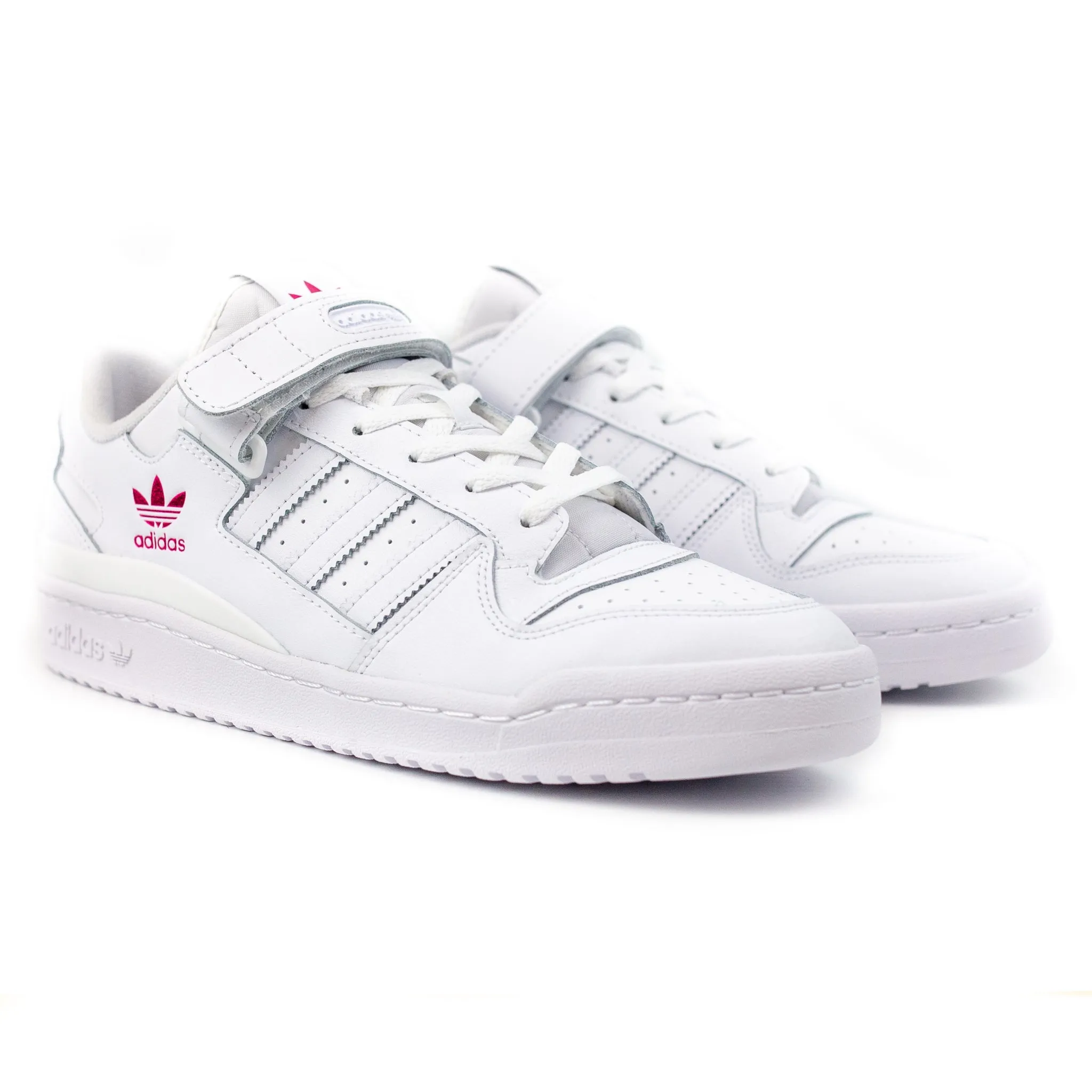 FORUM LOW WOMENS WHITE | PINK