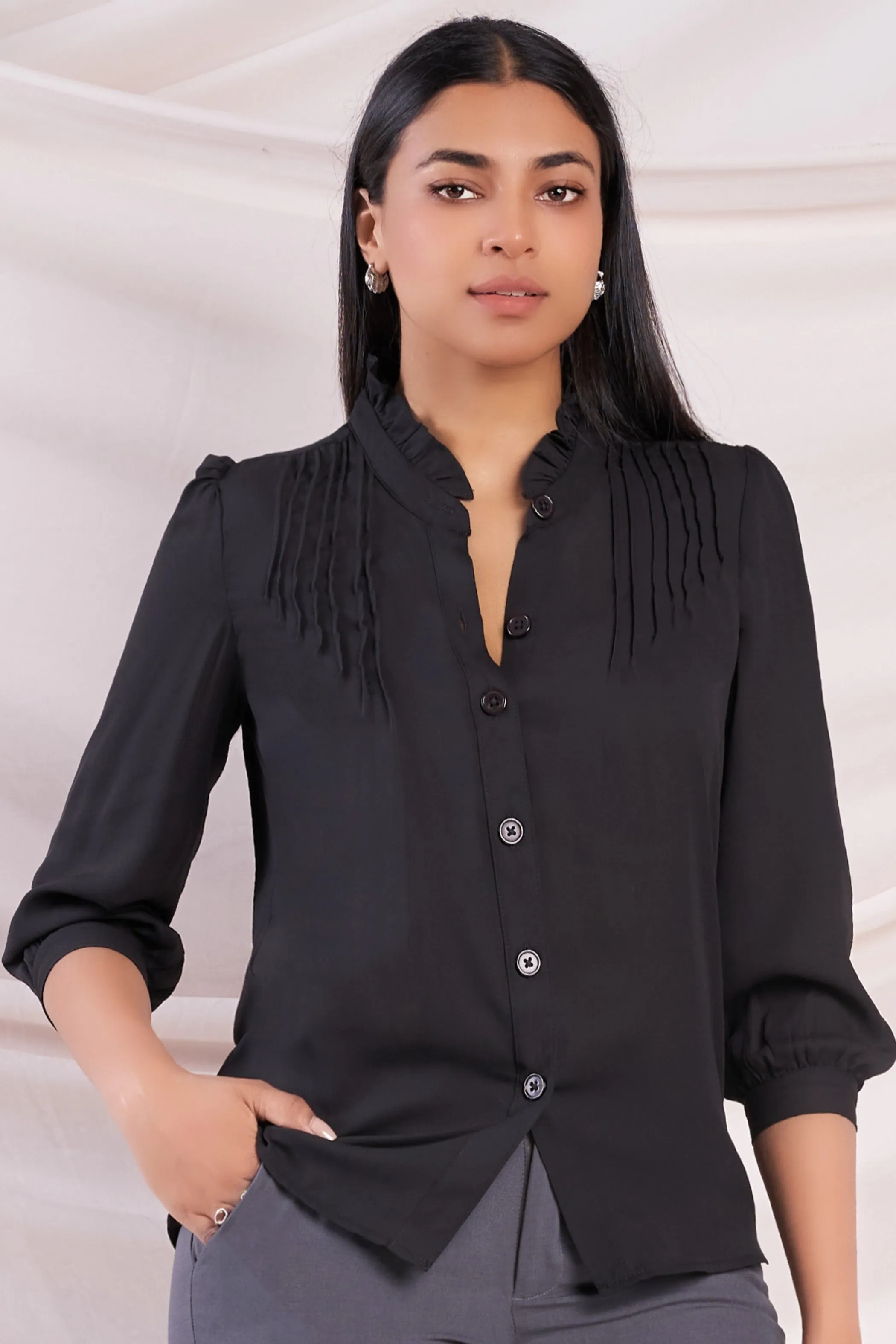 Frill Collar Shirt