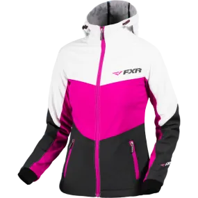 FXR Fresh Womens Softshell Wineberry/Blk/White